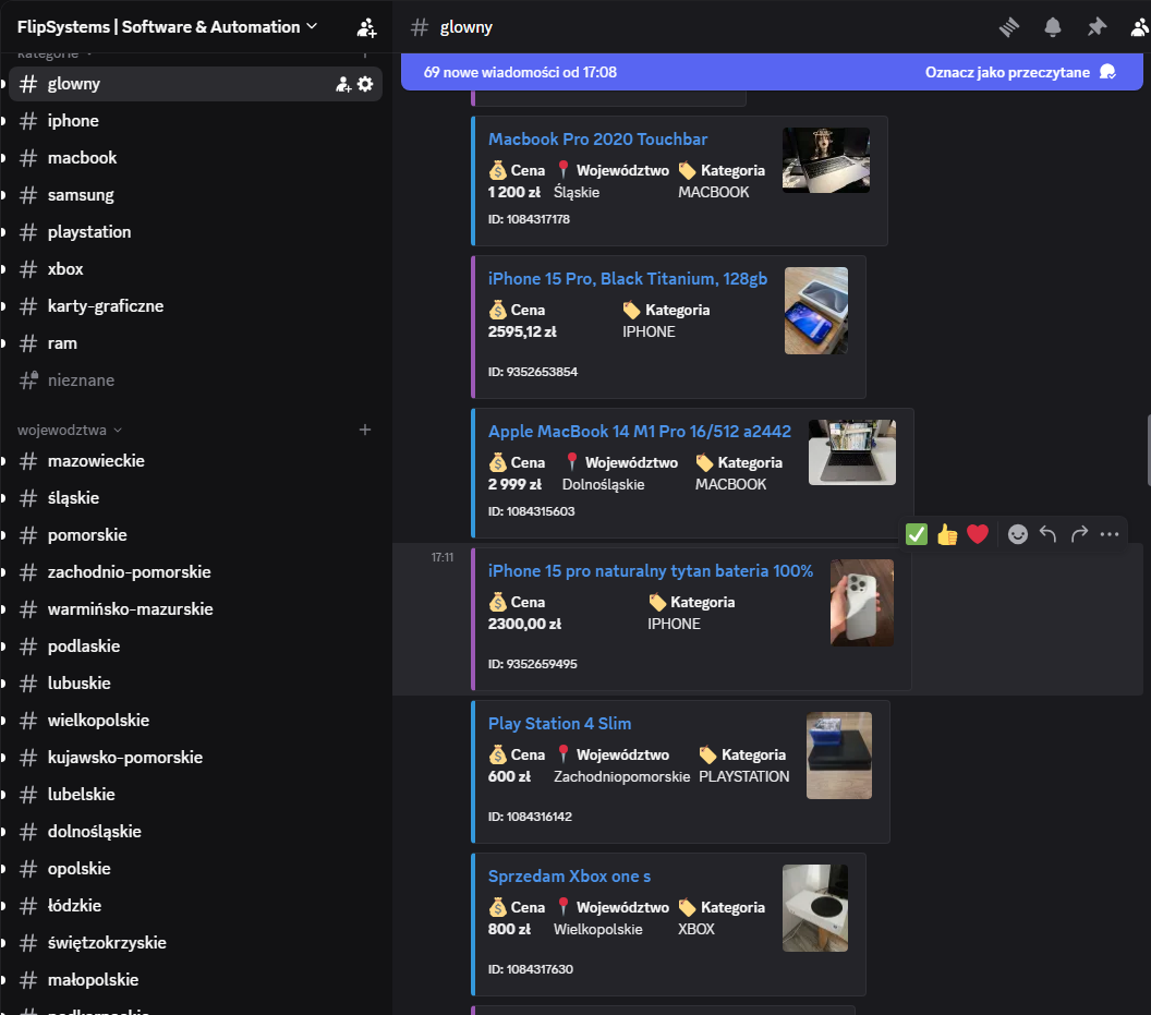 Zrzut ekranu systemu 1